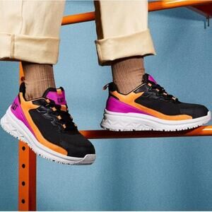 CAT Size 5.5 Black Pink Streamline Runner Carbon Composite Toe Work Shoes P33-5